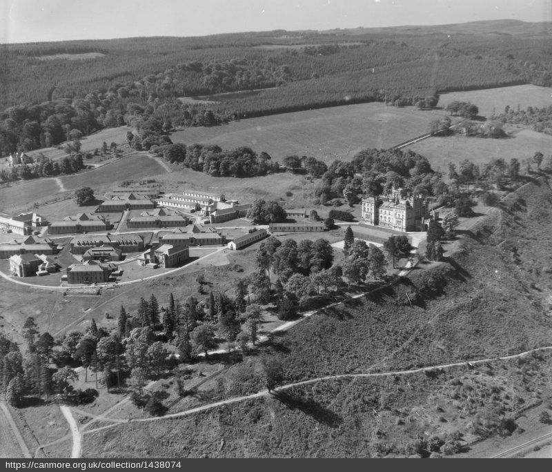 Lennox Castle, Lennoxtown, where patients were evacuated to in August 1944.