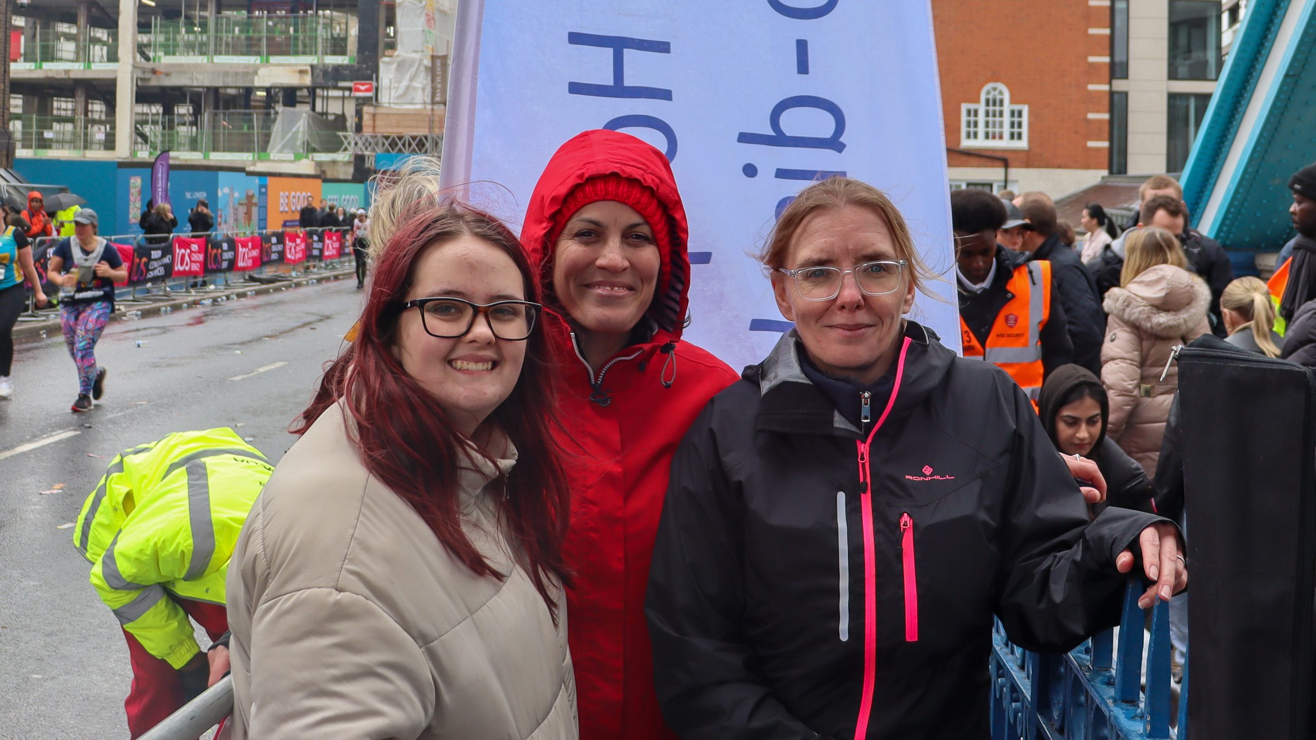 Fundraising team at the London Marathon 23